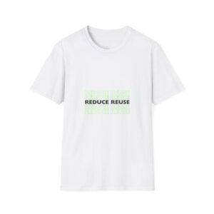 Playera Unisex RR - Estampado Neón Reduce Reuse, Algodón